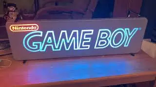 Nintendo Game Boy M37N / M91N Superbrite store display sign