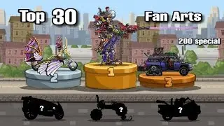 Top 30 Fan Arts of Hcr2 - Hill climb racing 2 [ 200 subs Special ] like a boss compilation Hcr2