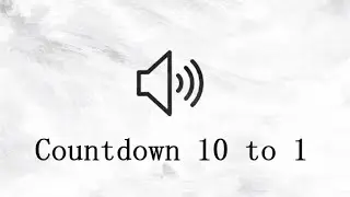 Countdown 10 to 1 Baby Voice (no effects) ▓ Free Sound Effect