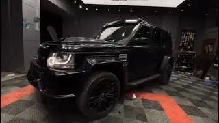 Range Rover wrapped with Satin Black Vnyl | Mr Wrapster |