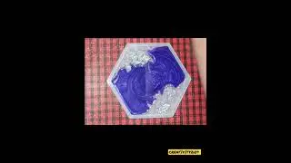 Resin Art Tutorials ~ Coasters making 💖 #coasters #resinart #epoxyresin #resinartist