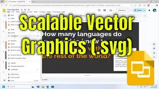 How To Download Google Slide Presentation as Scalable Vector Graphics (.svg) [Guide]