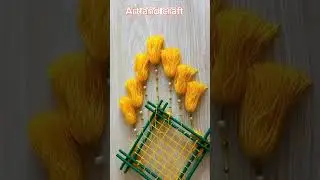 Wollen wall hanging idea