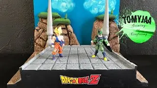 Tutorial Dragon Ball Z Diorama Tournament Cell vs Goku (TCV 012)