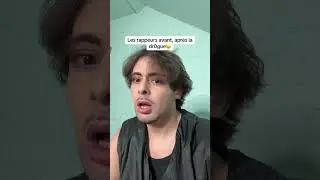 Les rappeurs avant, apr&egrave;s la dr0gue 😞❤️&zwj;🩹 #travisscott #reel #humour #choque #drole