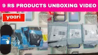 Yaari 9Rs loot Unboxing video ll Free Shopping Loot ll Free sample #yaari #freeshopping