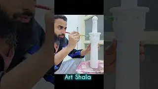 इमाम हुसैन (र.अ.) का 3D मीनार | थर्मोकोल आर्ट | इस्लामिक वास्तुकला Art Shala l Islamic Model Making