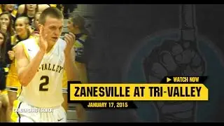 HS Basketball: Zanesville at Tri-Valley [1/17/15]