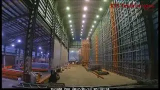 How ASRS installation done for tall and high racking under a roof within short period with Engineer