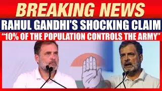 Rahul Gandhi Sparks Row Over Army & Representation Ahead of Bihar Polls | News9