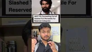 Quality vs Quantity | Controversy of Negative cut off marks in Neet Pg counselling #doctor #neetpg