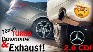 Mercedes 2.0 CDI TURBO Downpipe & 3