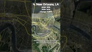 What Are The Fastest Shrinking US Cities? #geography