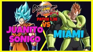 DBFZ - JUANITOSONICO vs MIAMI (Blue Goku, Blue Vegeta, Trunks vs Cooler, Super Broly, Android 16)
