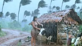 nepali mountain village life during the heavy rain fall day |most peaceful and relaxing life