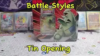 We Got A Huge Hit Out Of This Battle Styles Tin!!! Evolving Skies Alt Art Pulled!!!!