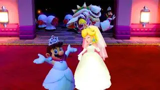 Super Mario Party Minigames Wedding Battle! Mario vs Luigi vs Peach vs Bowser