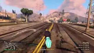 GTA Online - Time Trial Del Perro Pier (Under Par Time)