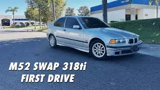 Замена M52 на моей E36 318ti &mdash; часть 4. Первый заезд