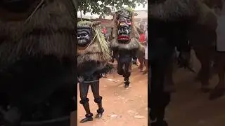 AFRICAN MASQUERADE EKPO PROCESSION DANCE IN AROCHUKWU ABIA STATE NIGERIA #shorts #nigeria