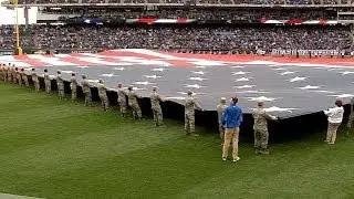 CWS@KC: Saxophonist Phillips performs national anthem