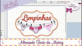 Alterar Texto em uma Matriz Pronta