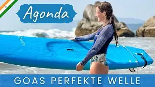 Surfen in Agonda - Bester Surfspot in Goa, Indien | 2023 4K