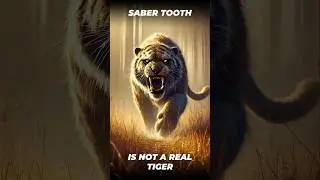 Unknown Facts About Sabertooth Tigers #shortvideo #youtubeshorts #shorts