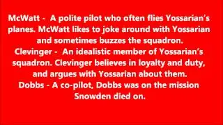 Catch 22 Characters