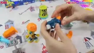 Play-Doh Town - Hasbro - Play-Doh Town - Road Worker And Pup Budowniczy I Wierny Pies - B5972