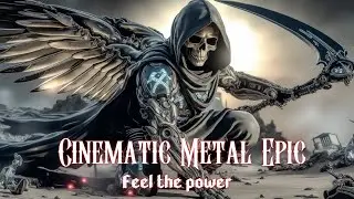 Dark Fantasy Metal Anthem: Heroic Warrior Theme with Heavy Guitar Riffs