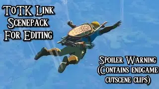 Tears of the Kingdom Link scenepack for editing (spoilers)