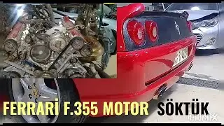 Ferrari F355 motor Takma | ferrari f355  engine installation