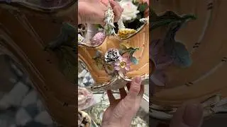 Роскошная цветочная корзина, Coalport  1830 годы