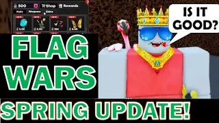 Flag Wars Code for 377K Likes and Spring Update! (Roblox Flag Wars Code Spring Update)