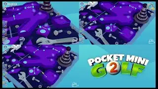 Pocket Mini Golf 2 (3p) Race Mode - Laboratory Gameplay