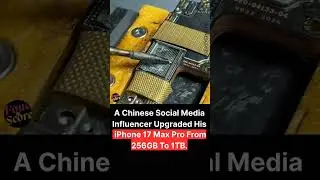 Installing A 1TB Storage Chip on iPhone 17 Pro Max 💲📱