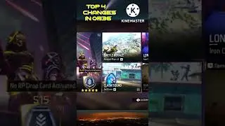 TOP 4 Changes in OB36 🤯#freefire #trending #ff #totalgaming #short #shorts