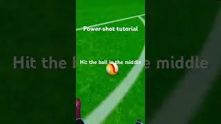 Power shot tutorial #football #shorts #vrfs #vr