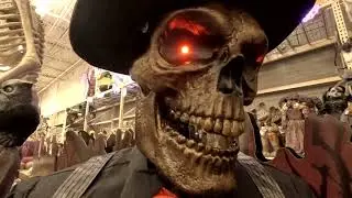 Skeleton Demon Gangster with Cigar and drinks and playing cards with johnny