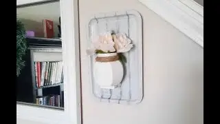 Easy DIY Farmhouse Wall Vase Set