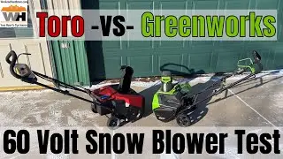 Какой снегоочиститель 60 В лучше: Toro Power Clear 60V Max или Greenworks Pro 60V (демонстрация в...