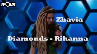 The FOUR   Zhavia sings Diamonds by Rihanna   BUT DID IT SHINE