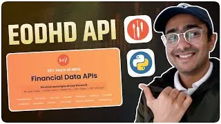 EODHD API Python [Very easy to use Financial Data API] 🔴