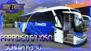 ETS2 | NOVO TRECHO MAPA RBR | G7 1050 Scania K340 DF MODELS