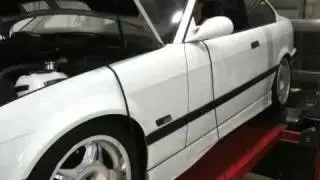 TurboHoses  Supercharged M3 on dyno.