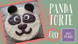 Geburtstagstorte f&uuml;r Kinder /  einfach & lecker / ohne Fondant / Panda B&auml;ren Torte / Birthday Cake
