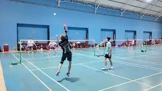 HappyBadminton 20/03/2025 - ป๋วย/ต่าย s ภู/ เบิร์น #ก๊วนแฮปปี้ #ตีแบด #แบดมินตัน