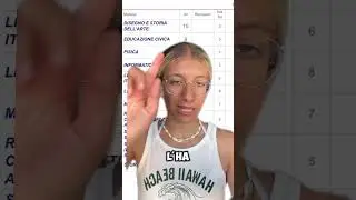 vi rivelo i voti della mia pagella!👩&zwj;🏫📚