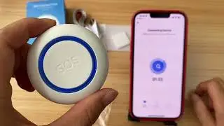 Pair WIFI SOS Panic Button to Tuya Smart Life App